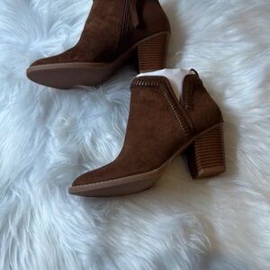 Dolce Vita Brown Ankle Booties